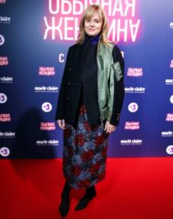 Анна Михалкова на премьере сериала Обычная женщина (2018) на izmailov.TV