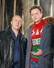 Сергей Штатнов и Сергей Бурунов на съемках второго фильма ПСР на izmailov.TV Сергей Штатнов и Сергей Бурунов на съемках второго фильма ПСР на izmailov.TV